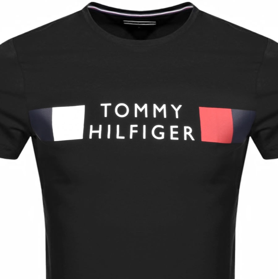 Alternative Image for ProductTommy Hilfiger Logo T Shirt Black2